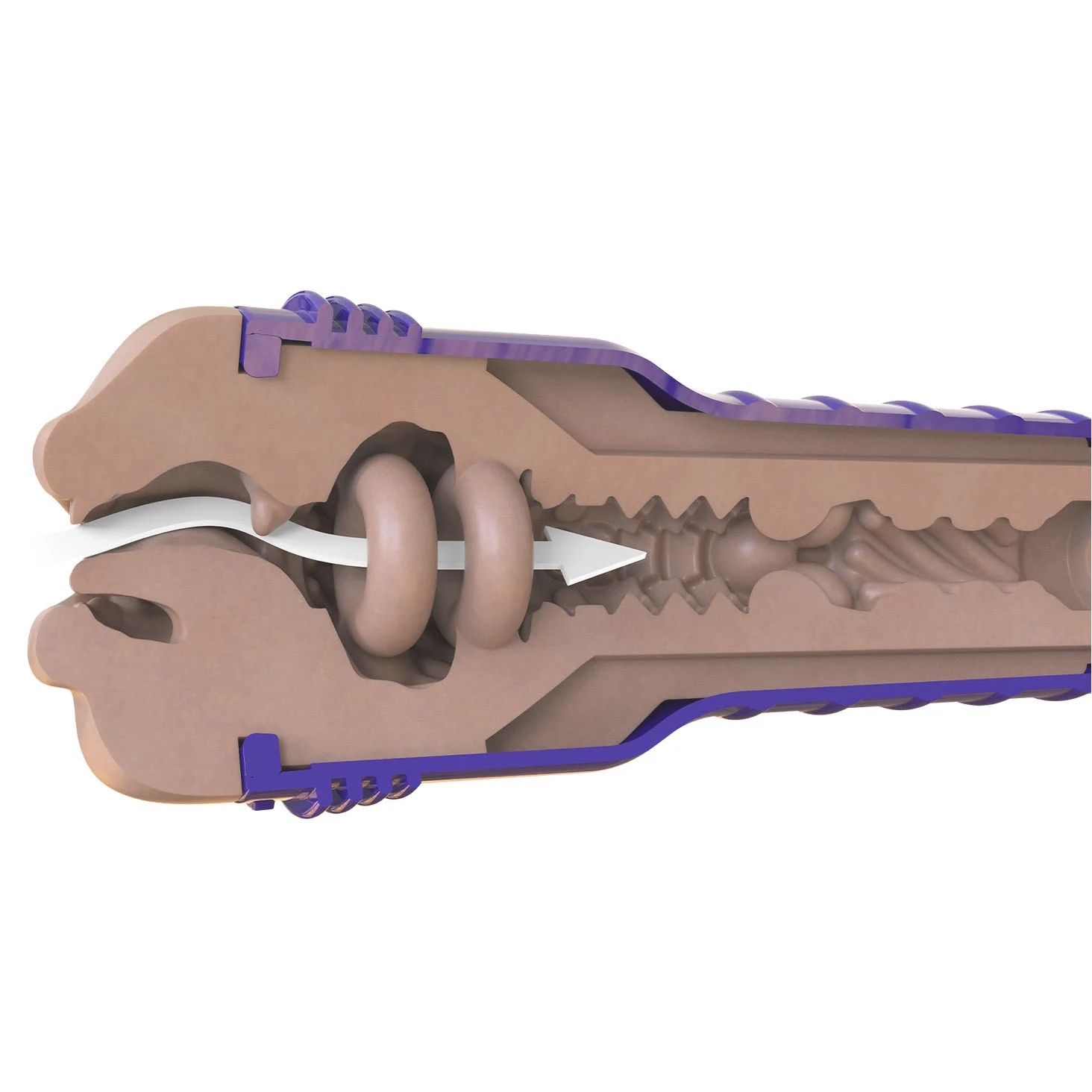 Телесный мастурбатор-рот Fleshlight Boost Blow 5