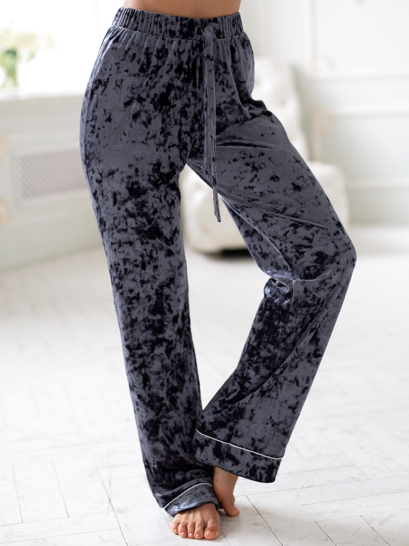 Домашний бархатный костюм 3