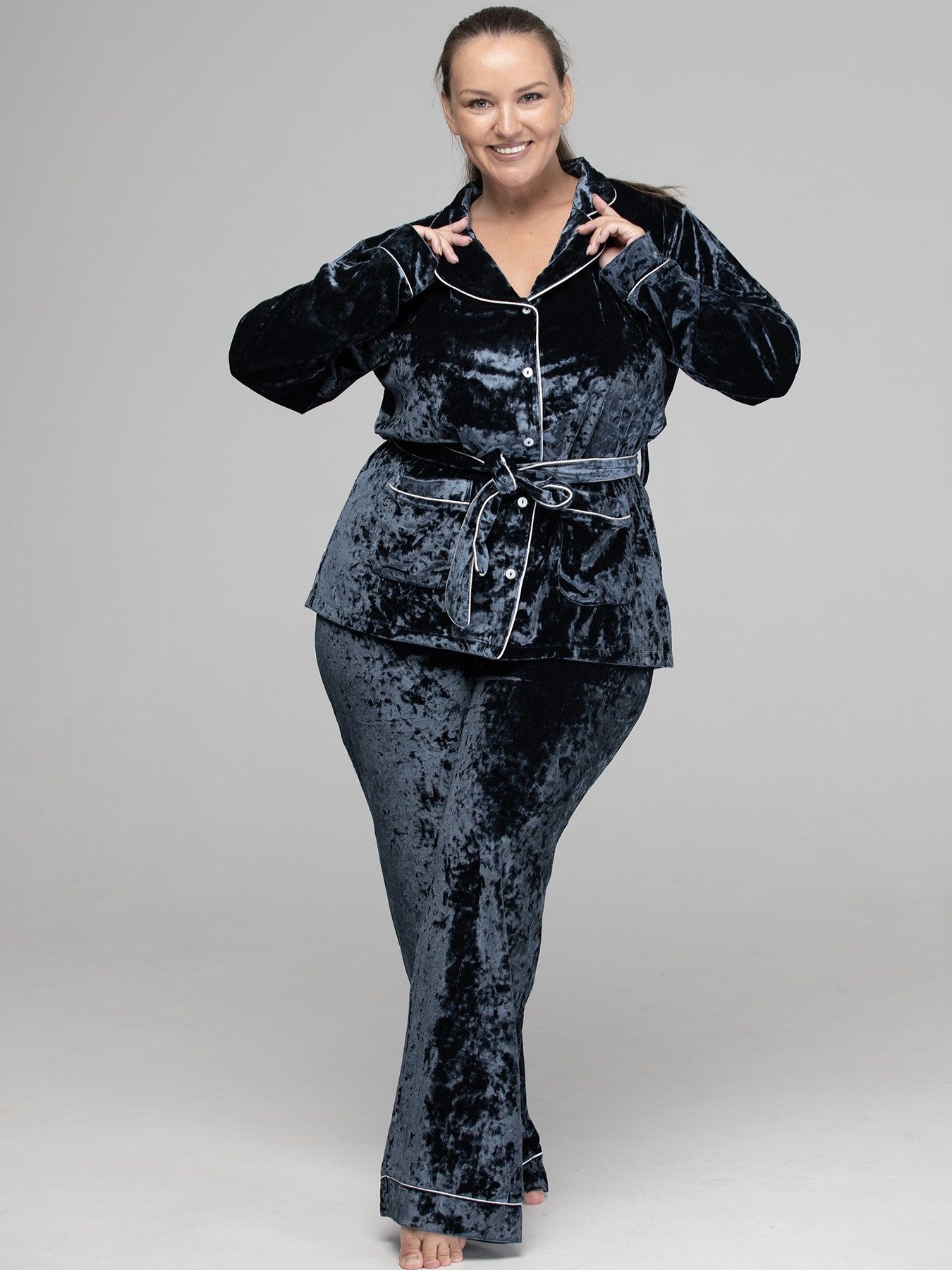 Домашний бархатный костюм 5