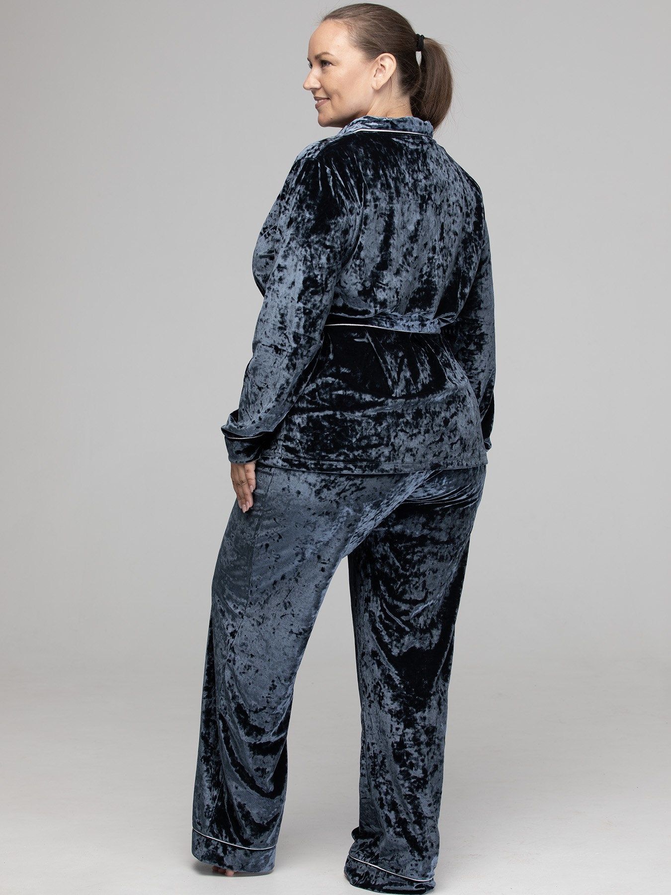 Домашний бархатный костюм 6