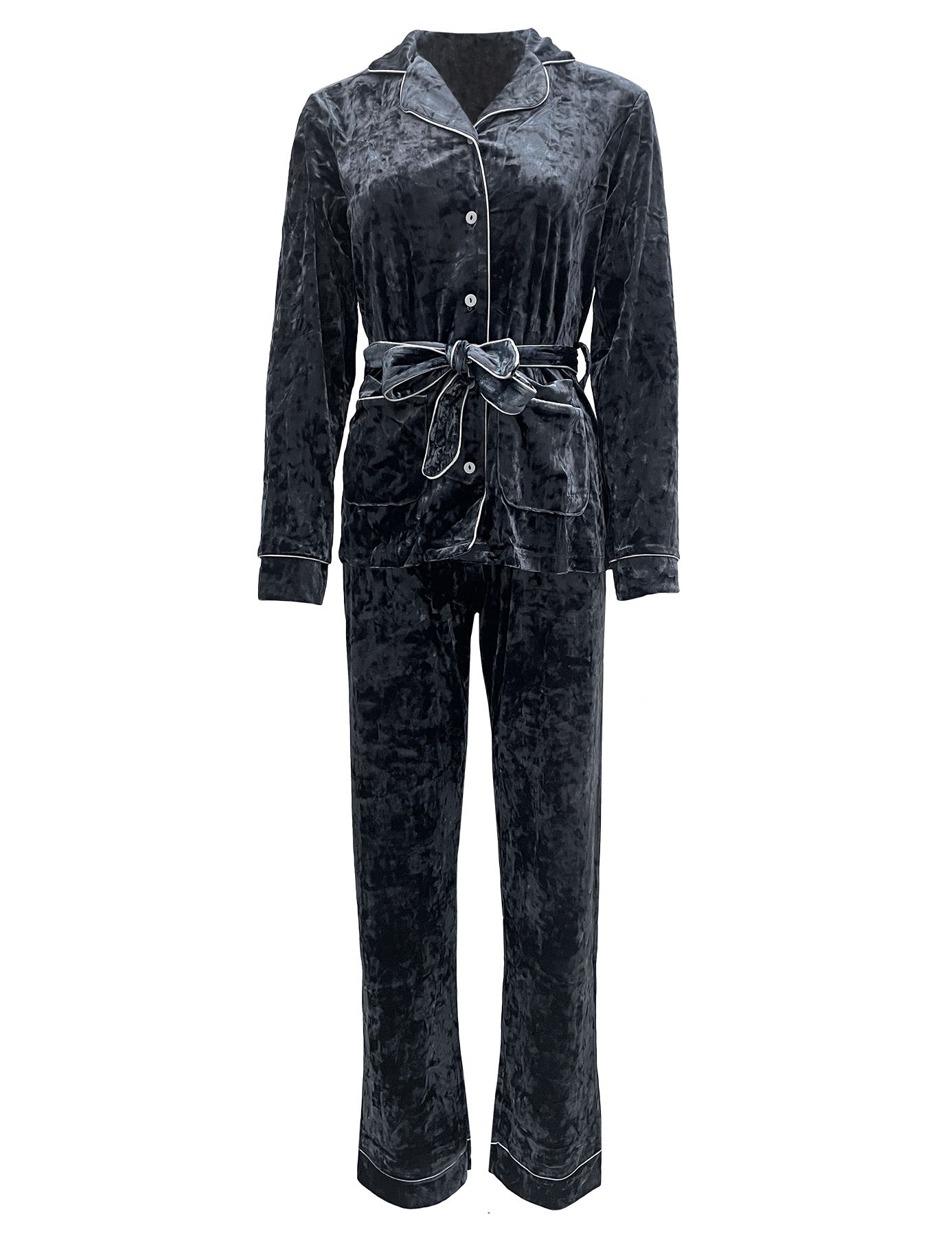 Домашний бархатный костюм 7