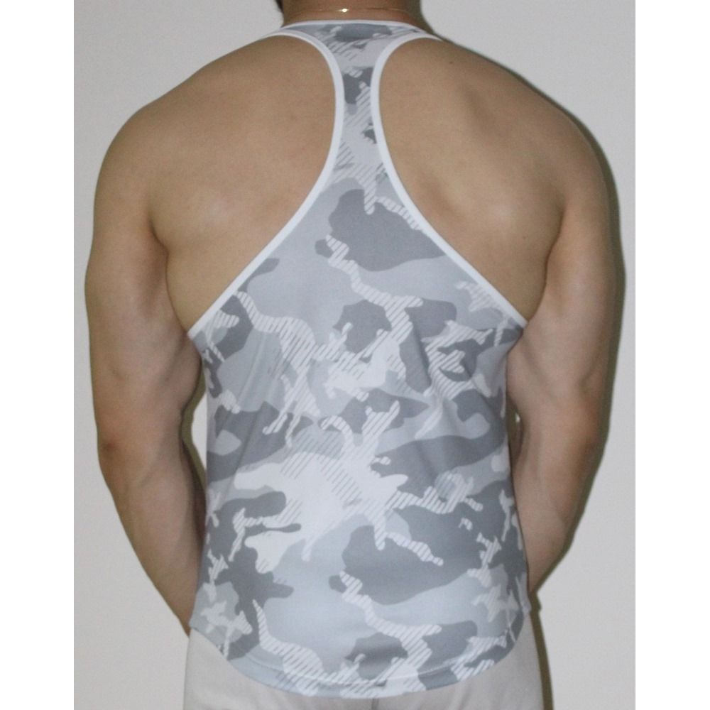 Мужская майка серой камуфляжной расцветки 2