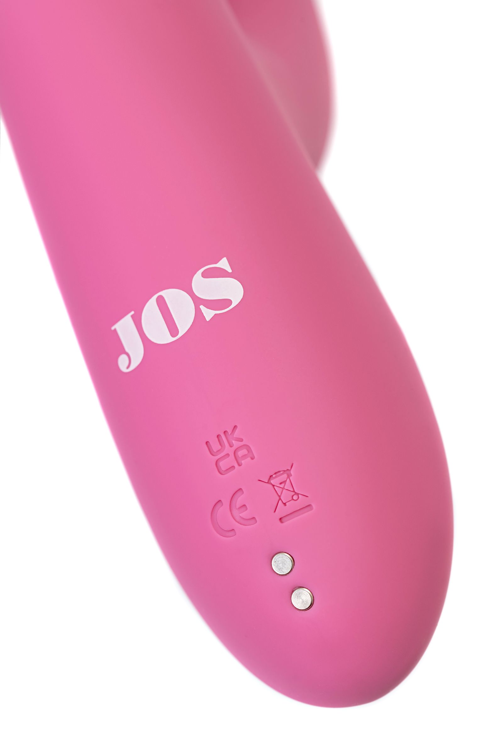 Розовый вибратор с двигающимся язычком и стимулирующим шариком Monti - 24 см. 12