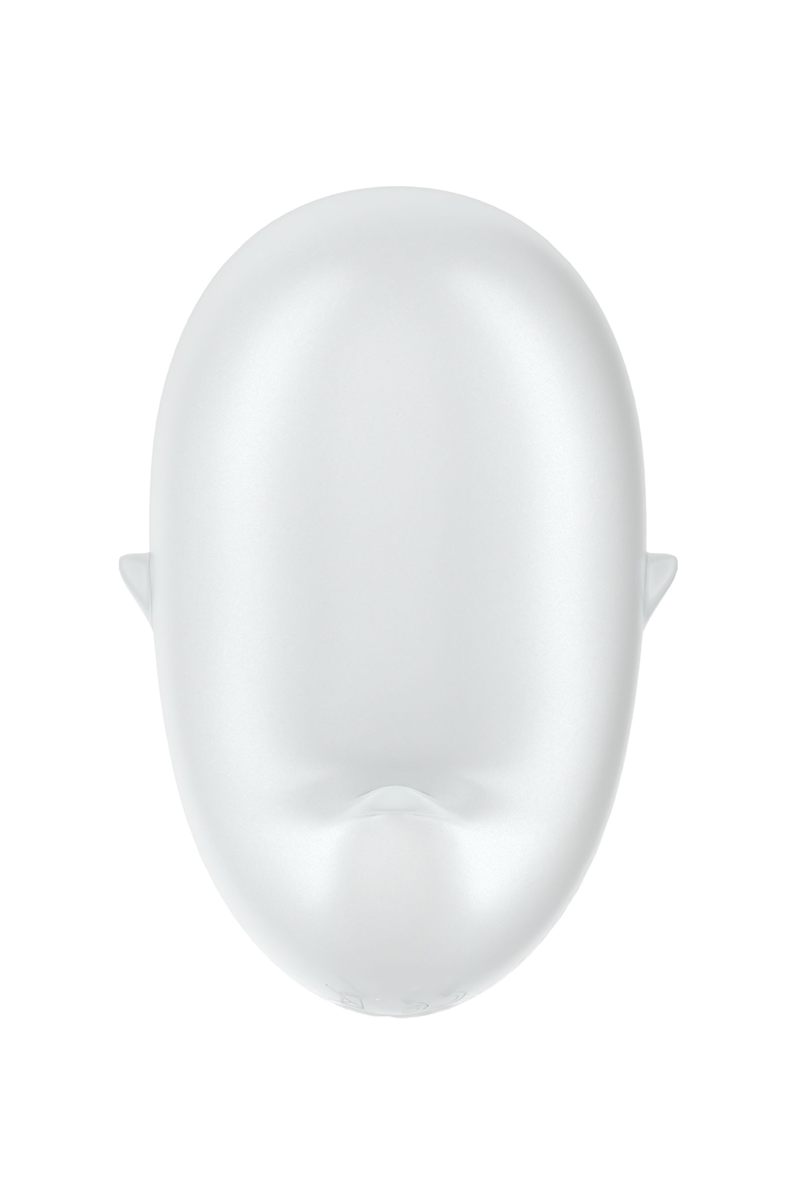 Белый вакуум-волновой стимулятор клитора с вибрацией Cutie Ghost 3