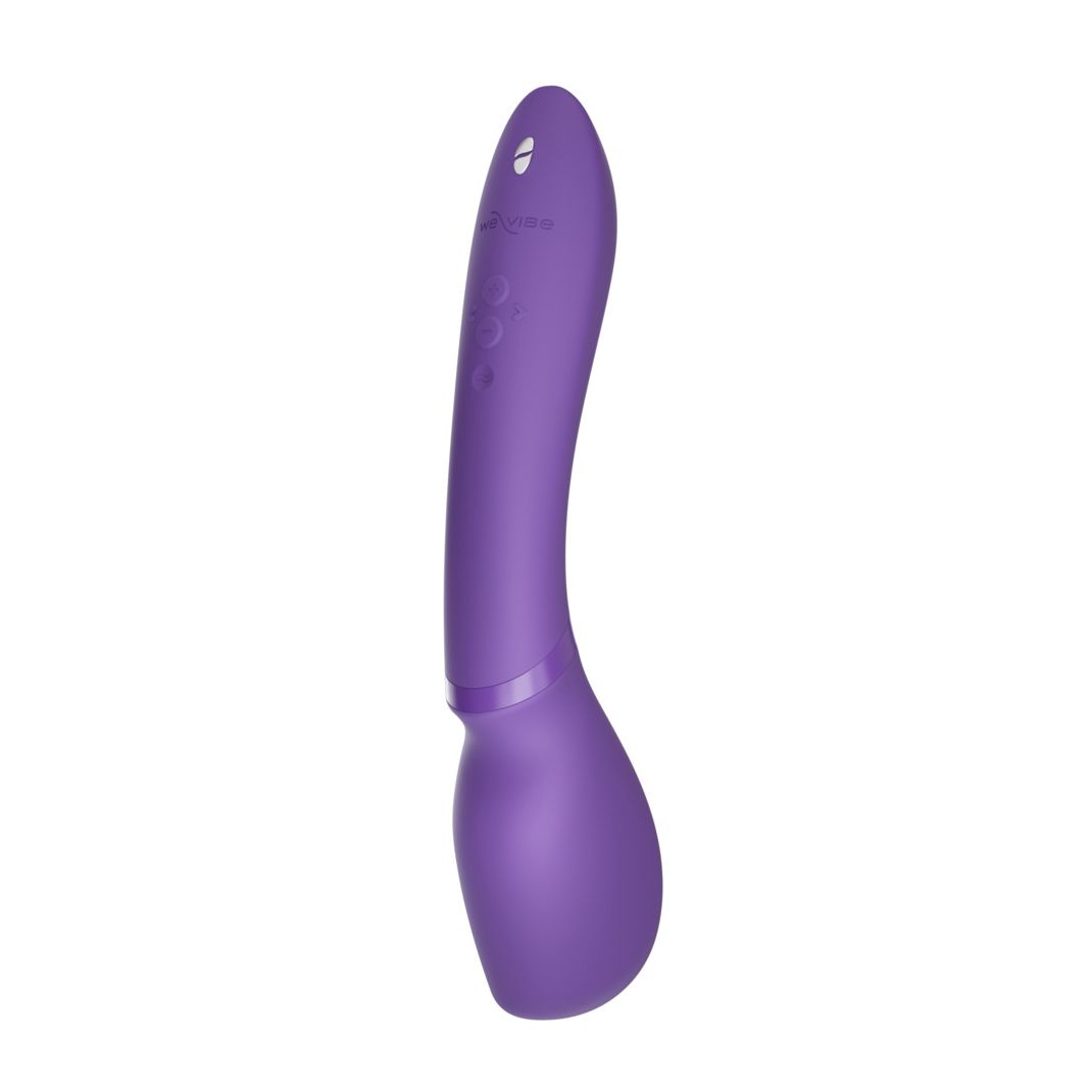 Фиолетовый жезловый вибратор We-Vibe Wand 2 - 27,3 см. 4