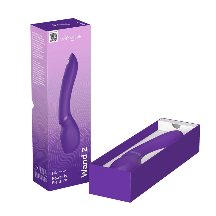Фиолетовый жезловый вибратор We-Vibe Wand 2 - 27,3 см. 7