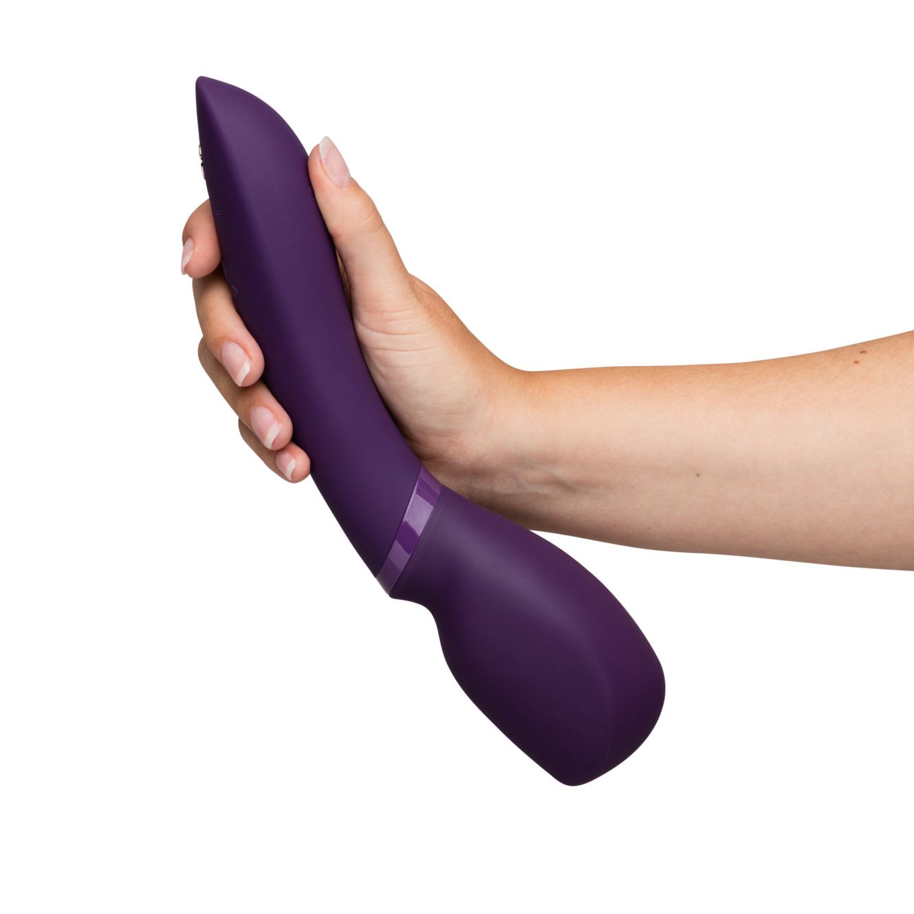 Фиолетовый жезловый вибратор We-Vibe Wand 2 - 27,3 см. 8