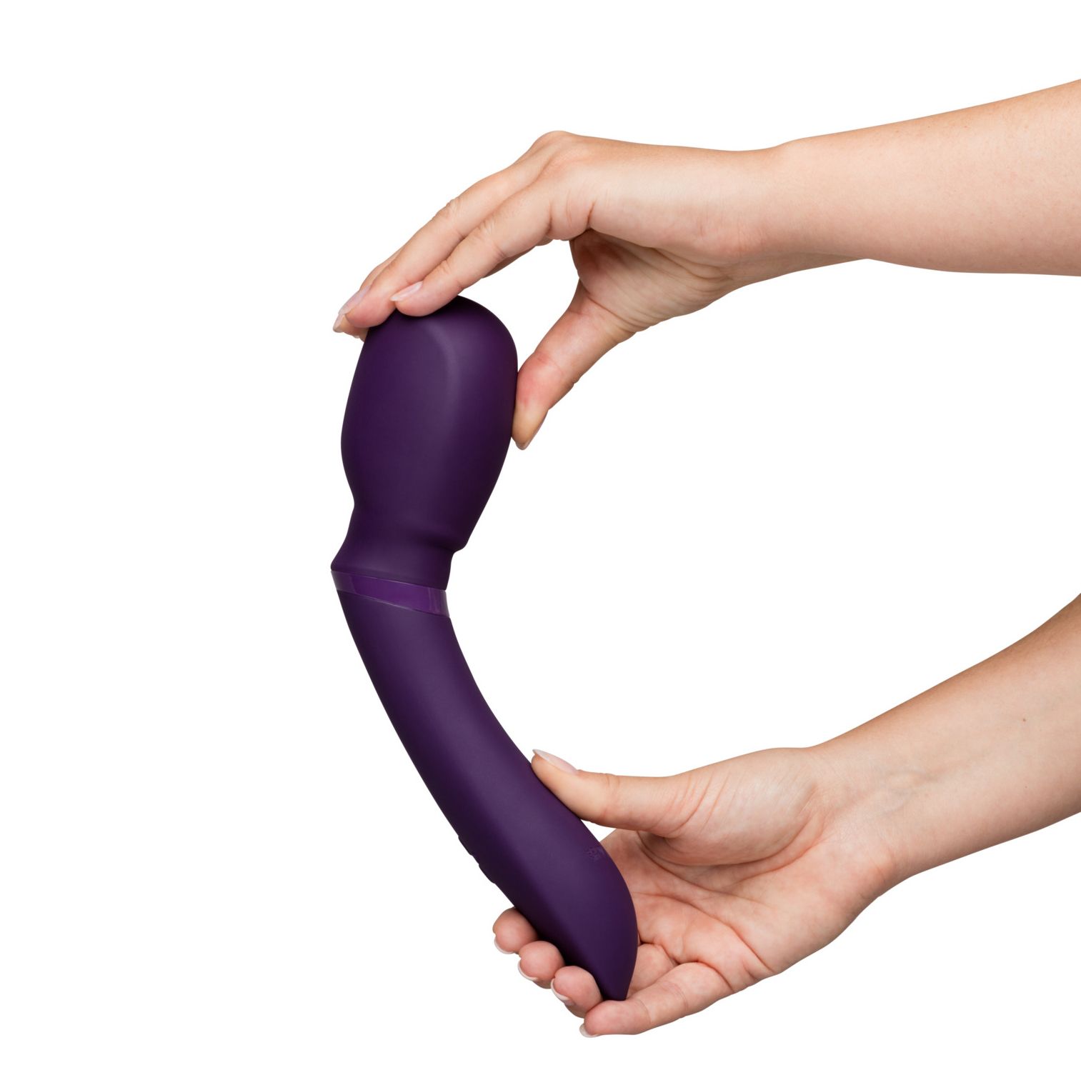 Фиолетовый жезловый вибратор We-Vibe Wand 2 - 27,3 см. 9