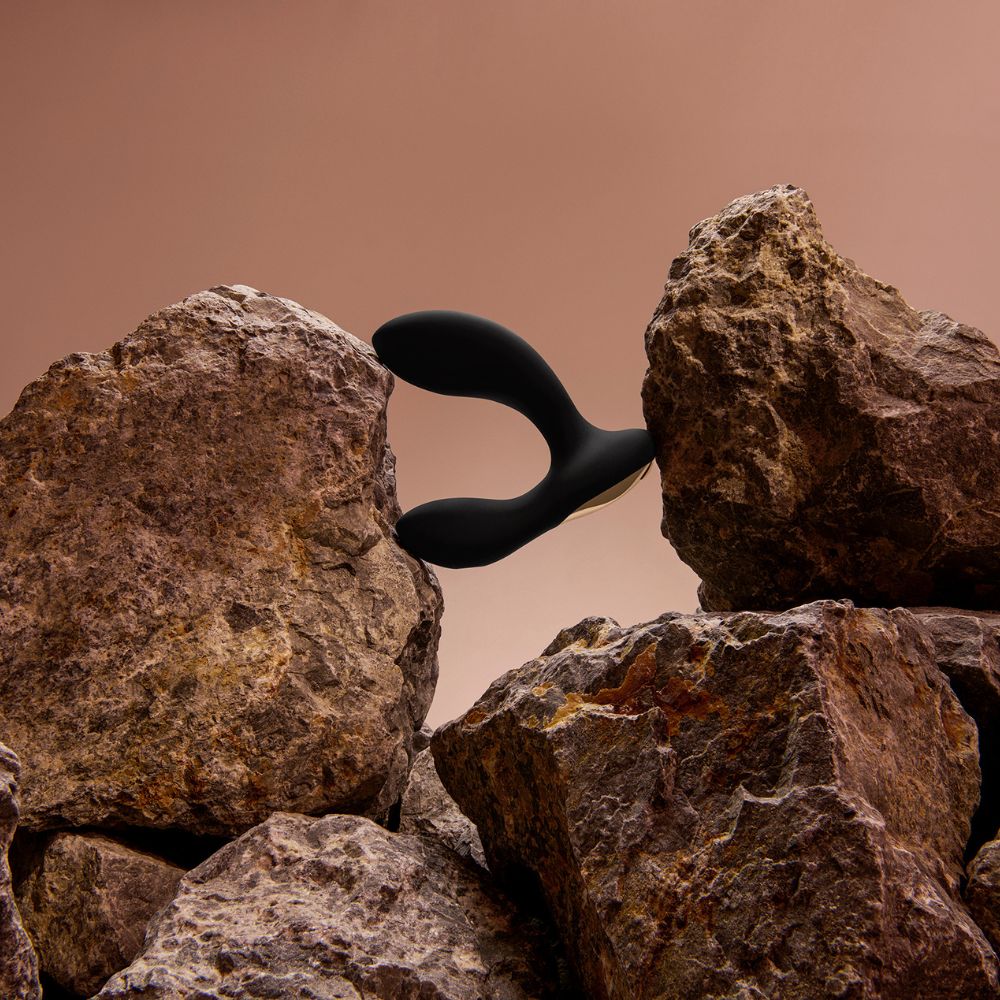 Черный вибростимулятор простаты Hugo 2 6