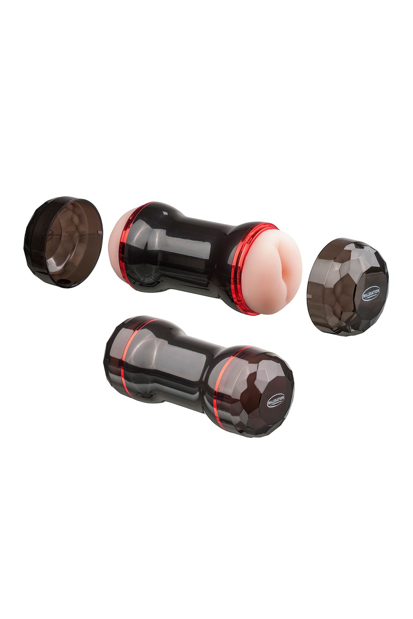 Двусторонний мастурбатор в колбе Double Joy 2