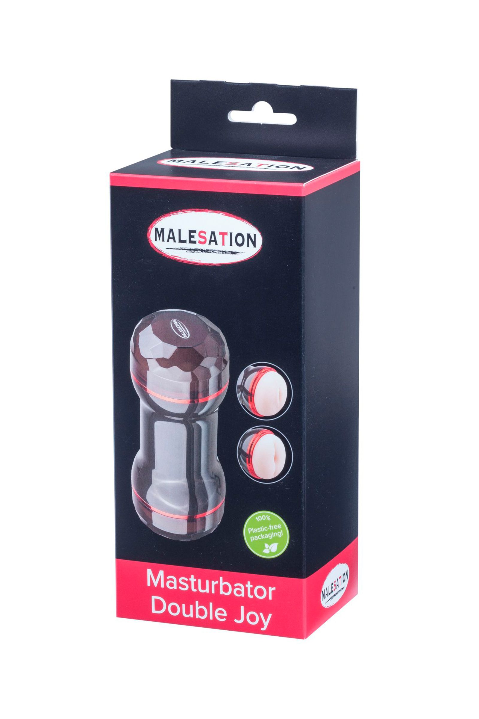 Двусторонний мастурбатор в колбе Double Joy 7