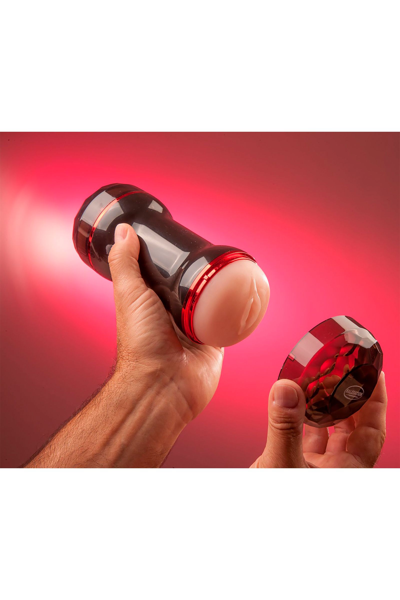 Двусторонний мастурбатор в колбе Double Joy 8