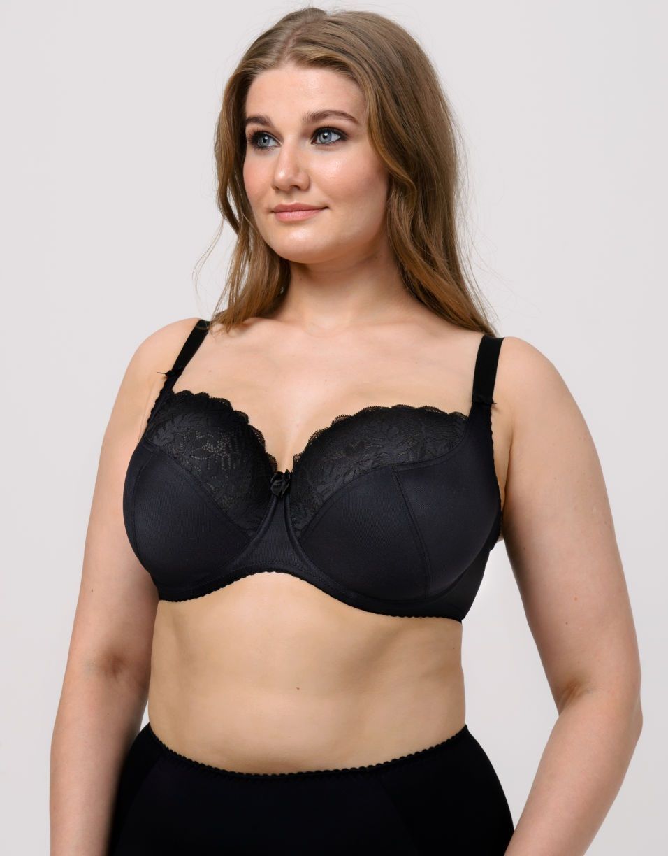 Бюстгальтер на каркасах с украшенной кружевом чашкой 3