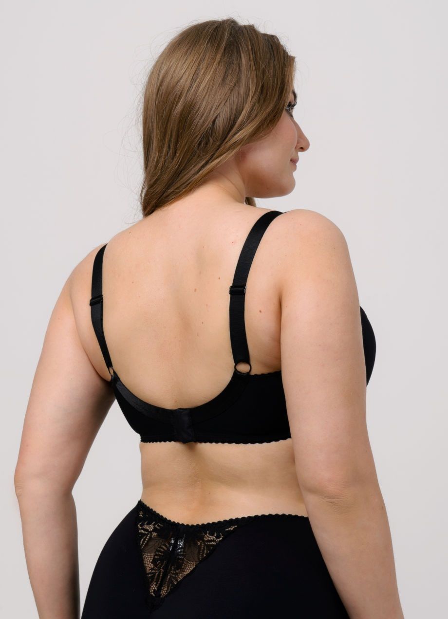 Бюстгальтер на каркасах с украшенной кружевом чашкой 4