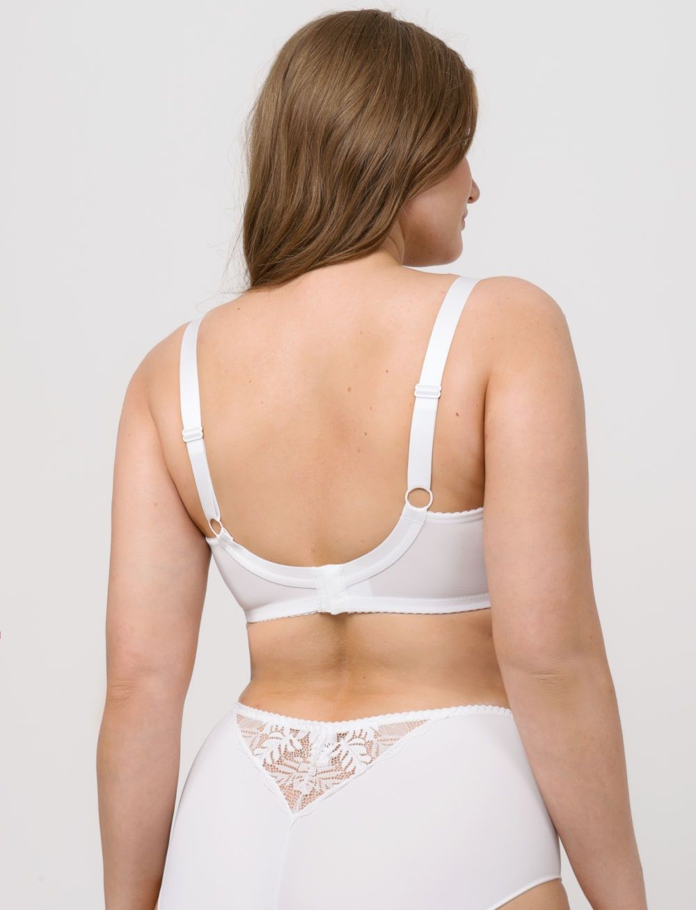 Бюстгальтер на каркасах с украшенной кружевом чашкой 5
