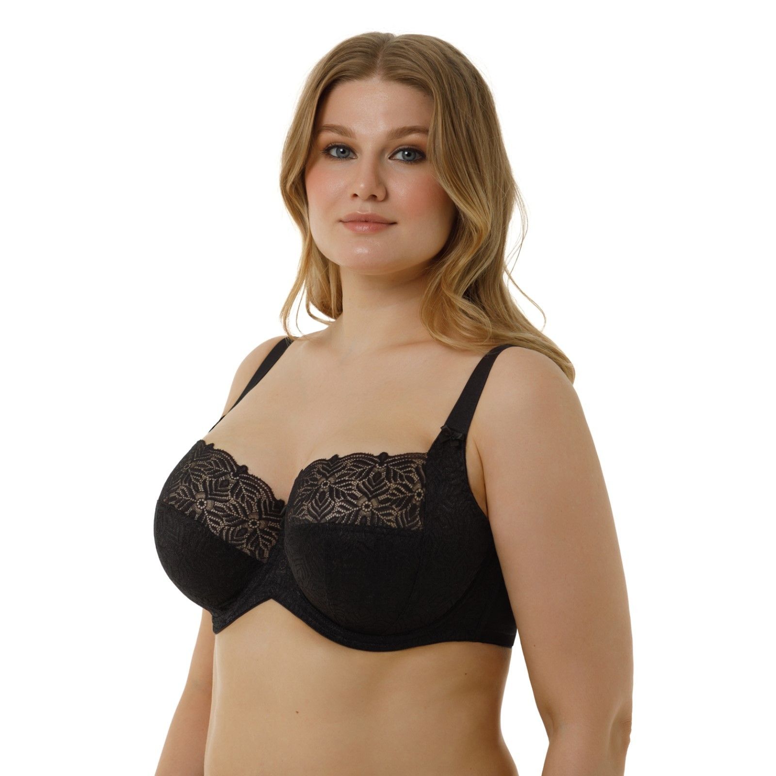 Кружевной бюстгальтер на каркасах с мягкой чашкой 1