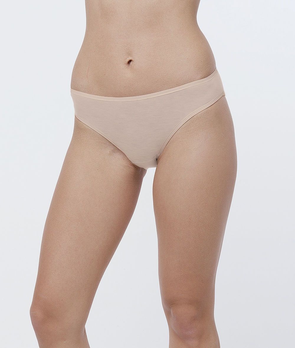 Базовые хлопковые трусики-слипы средней посадки 3