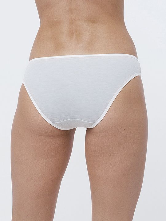 Базовые хлопковые трусики-слипы средней посадки 6