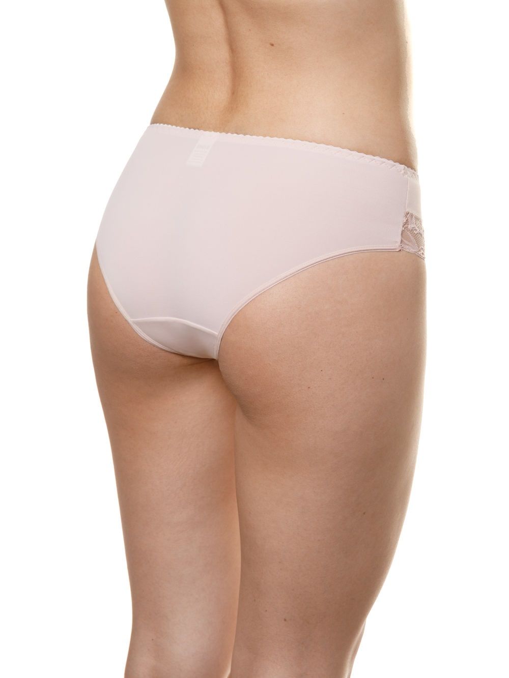 Трусики-слипы из микроволокна с кружевной вставкой 6