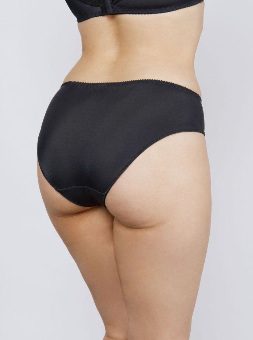 Трусики-слипы со вставками из вышитой сетки 3