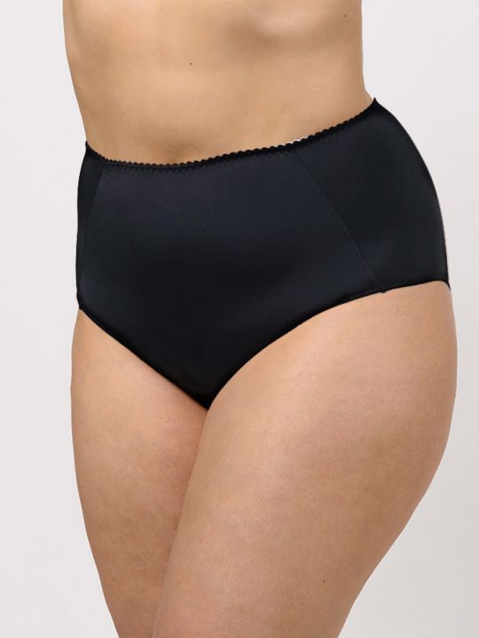 Высокие трусы-слипы с кружевной вставкой сзади 3