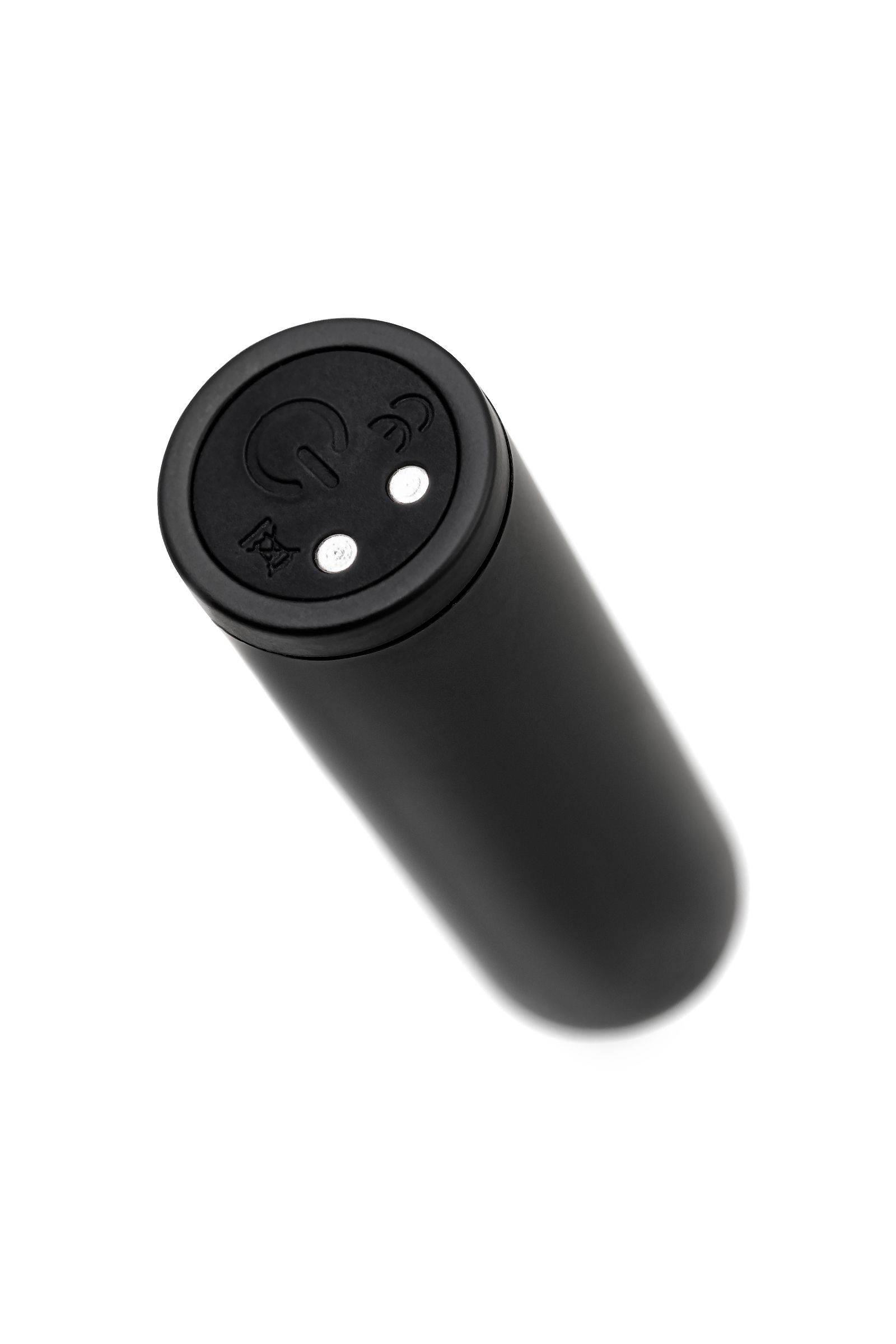 Черная перезаряжаемая вибропуля RealStick CALIBER - 7 см. 3