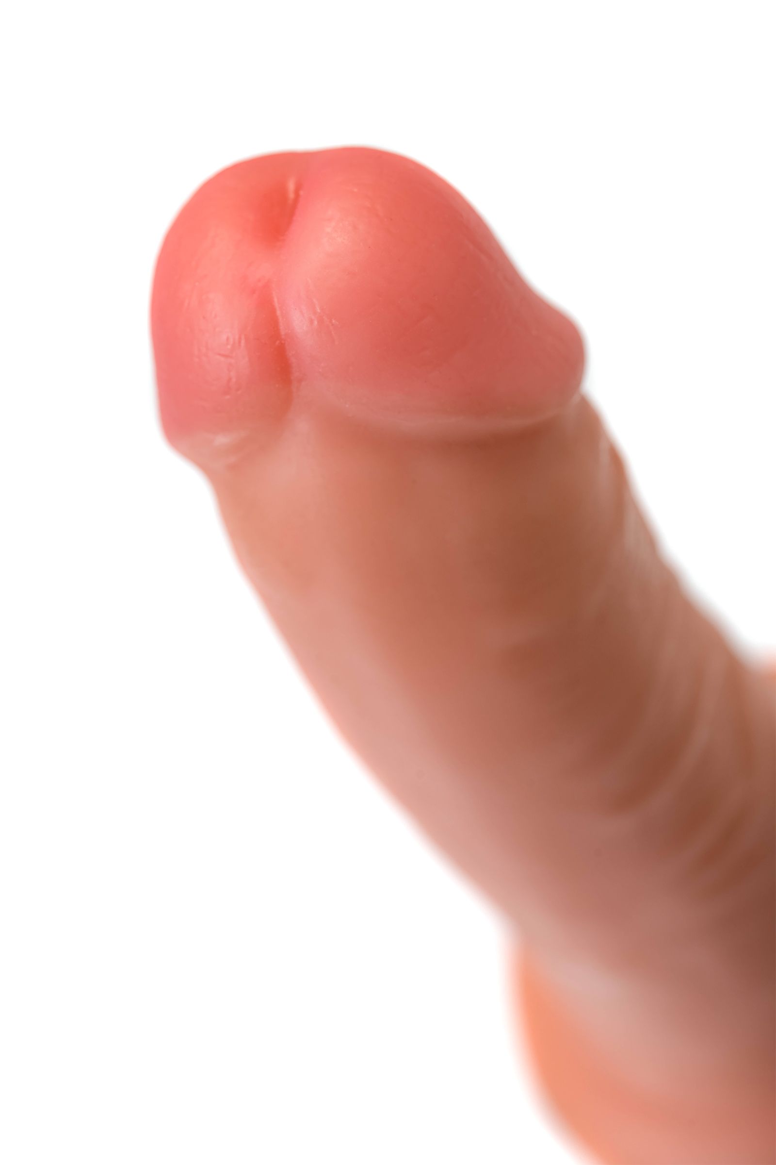 Телесный фаллоимитатор на присоске RealStick CALIBER - 18 см. 12