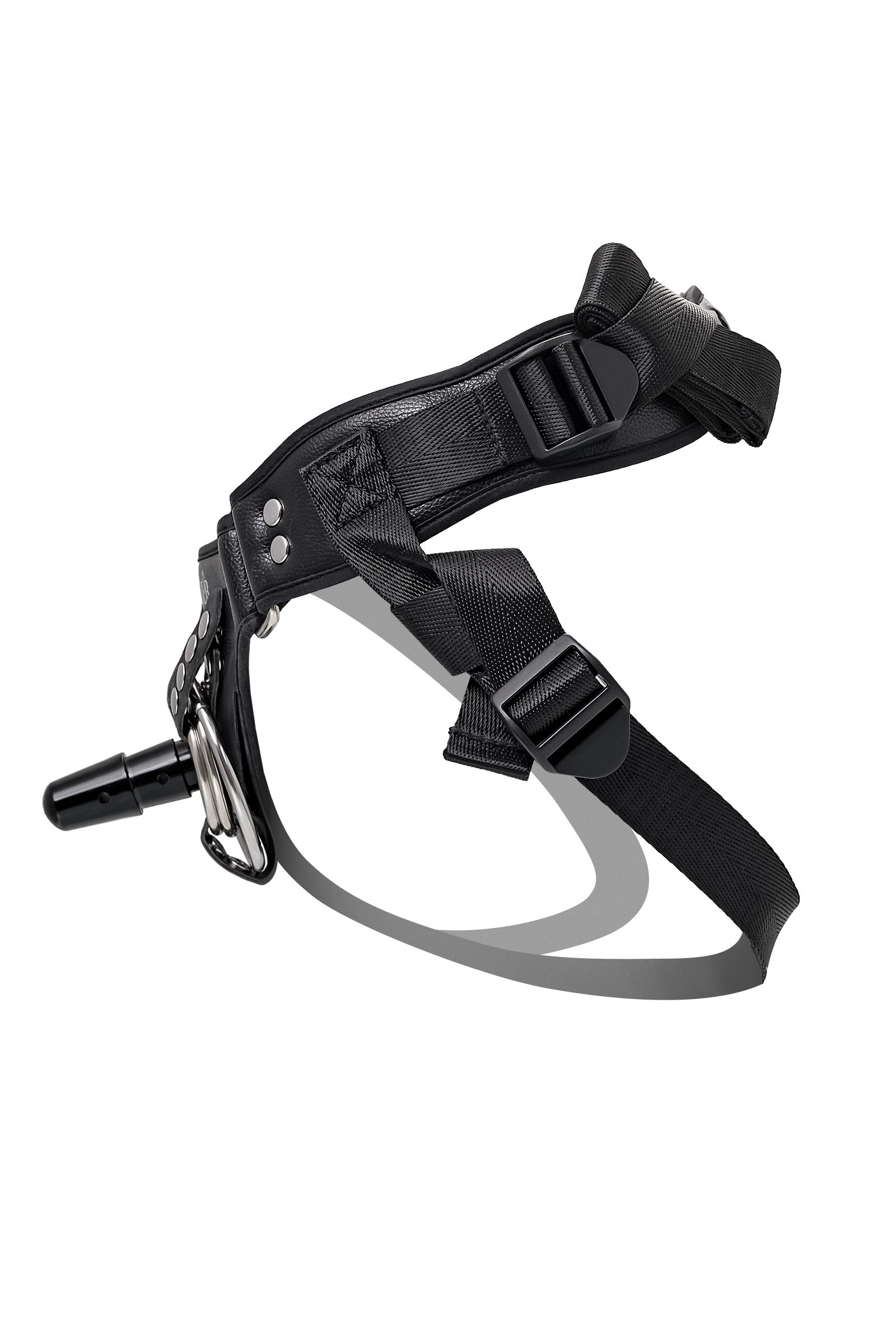 Черные трусики для страпона RealStick CALIBER 5