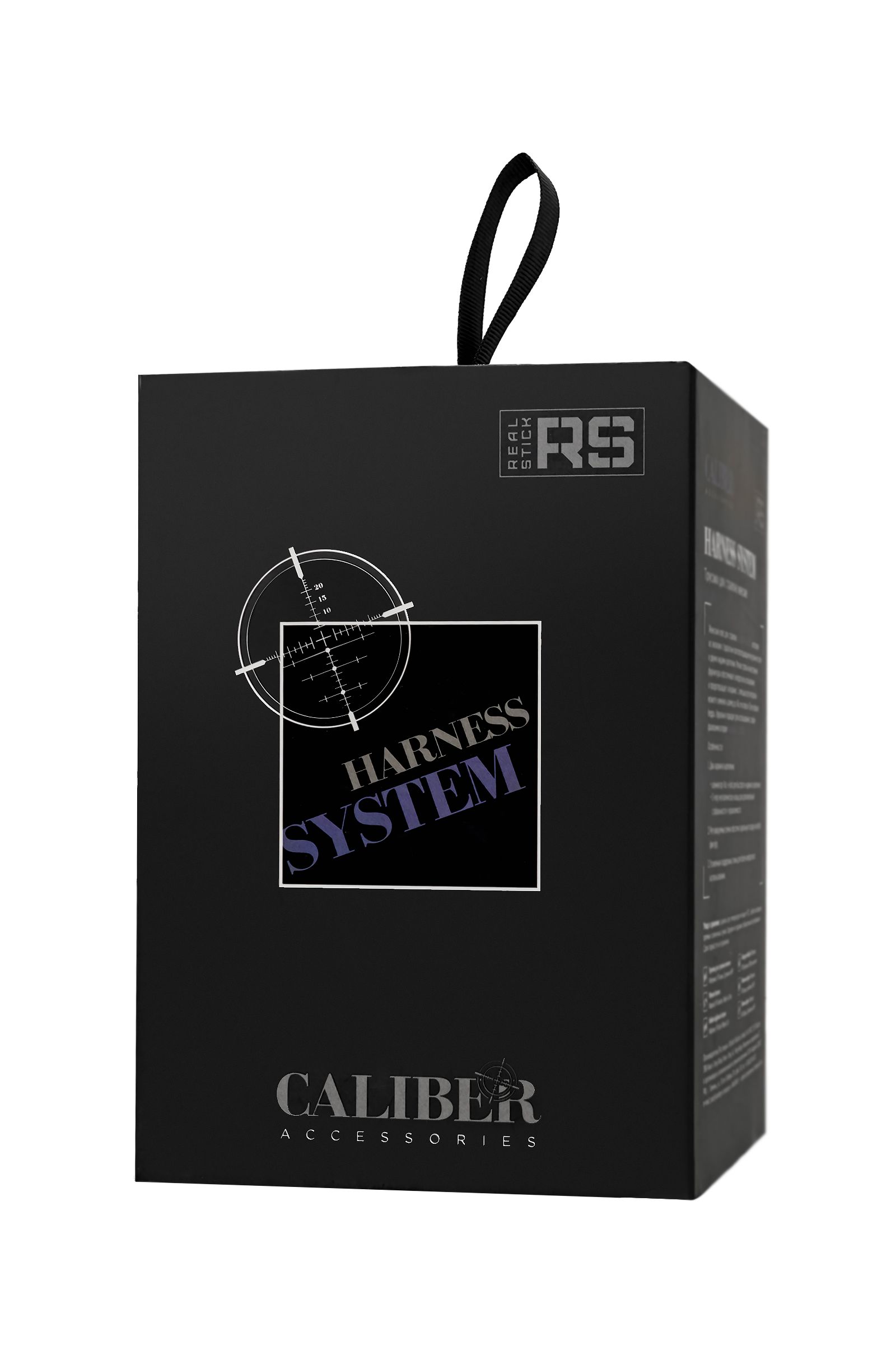 Черные трусики для страпона RealStick CALIBER 10