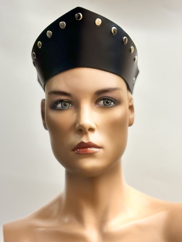 Черный кокошник-ободок «Стелла» 3