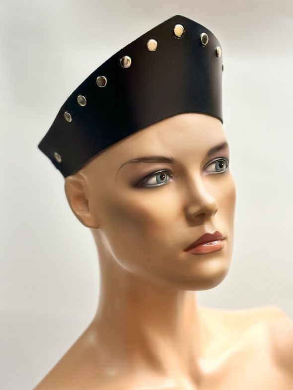 Черный кокошник-ободок «Стелла» 4