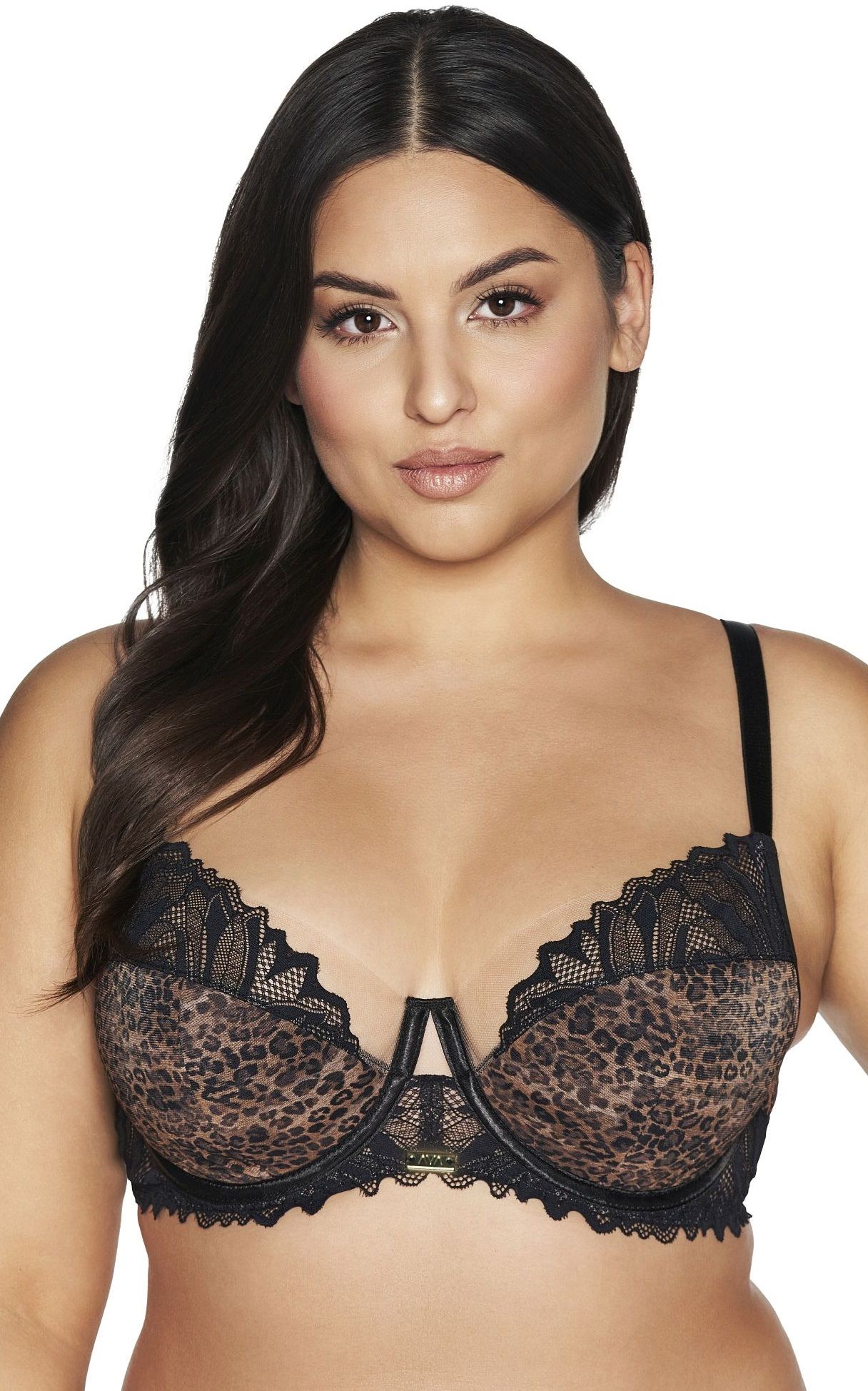 Роскошный бюстгальтер с анималистическим принтом Black Panther 1