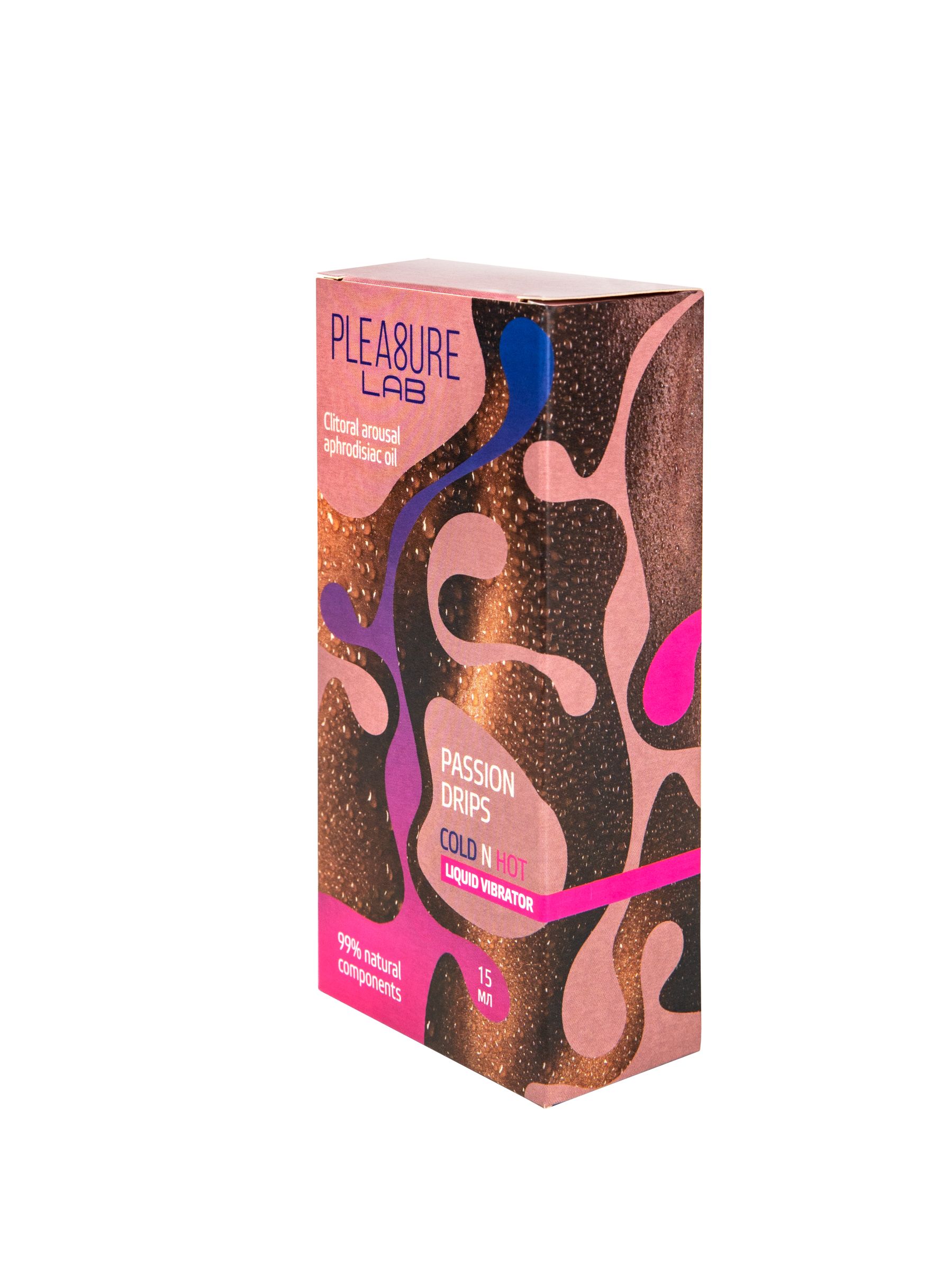 Жидкий вибратор Passion Drips Cold n Hot - 15 мл. 4