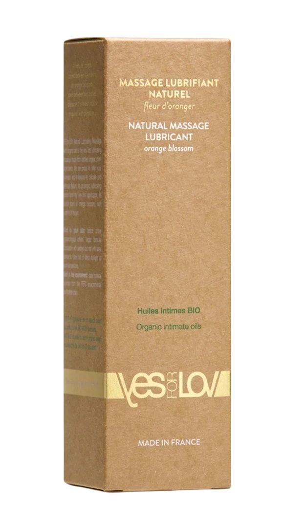 Натуральная массажная смазка Natural Massage Lubricant Orange Blossom - 100 мл. 3