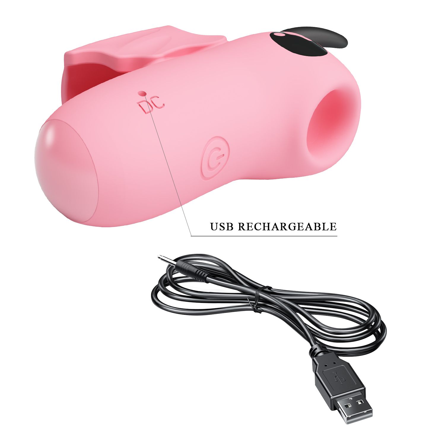 Розовый стимулятор клитора Magic Devil 9