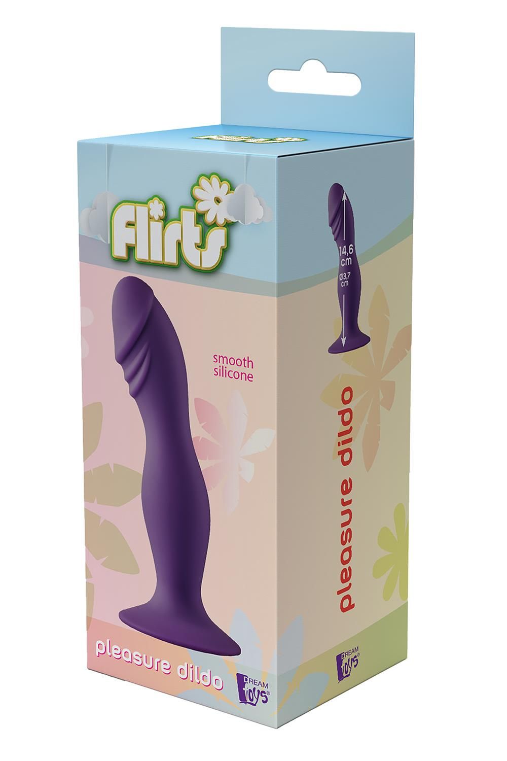 Фиолетовый фаллоимитатор Pleasure Dildo - 14,6 см. 5