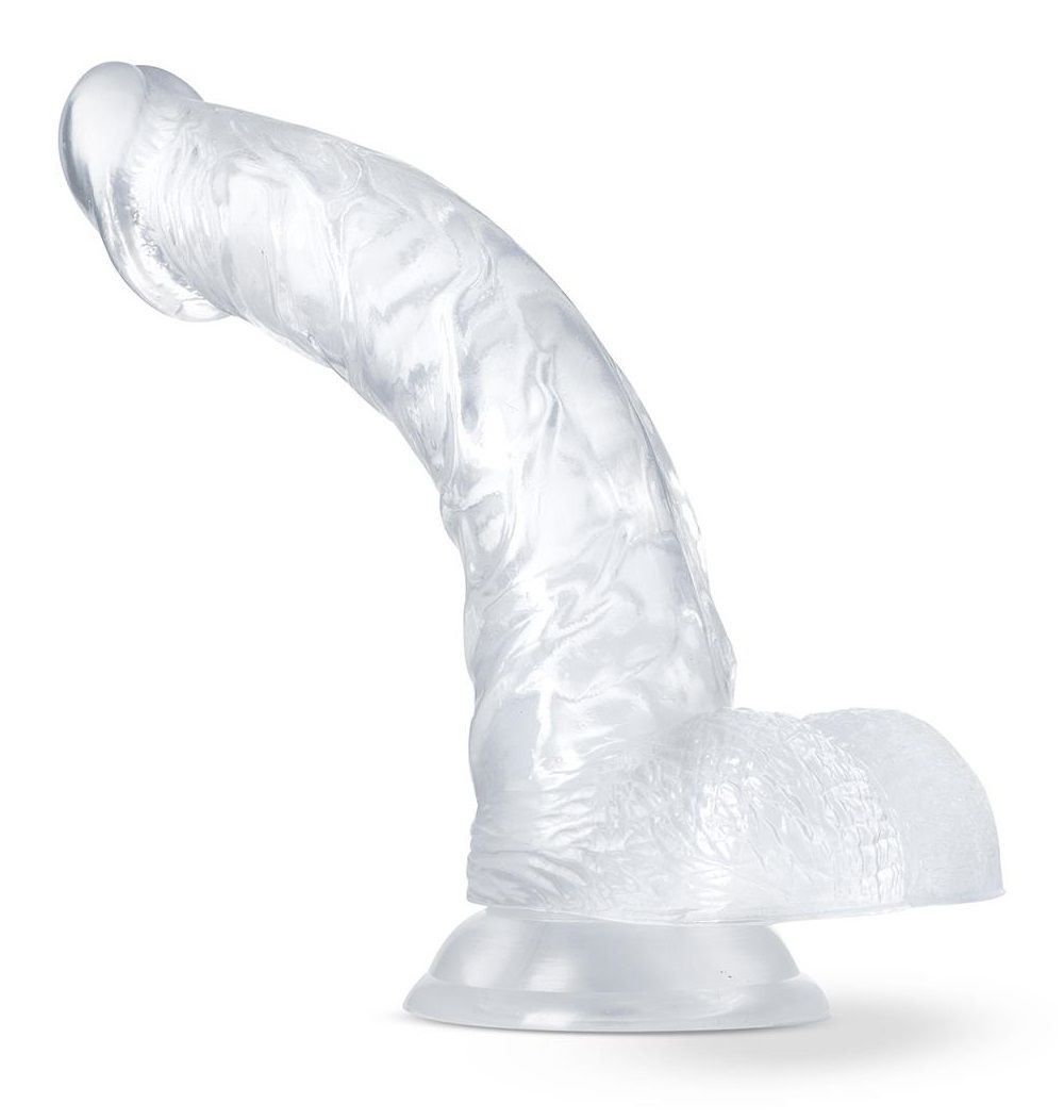 Прозрачный фаллоимитатор Luster - 21,5 см. 1