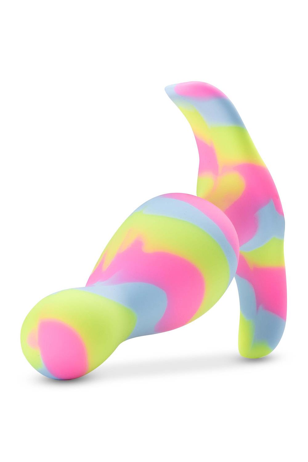 Анальная пробка с цветными разводами Kaleido - 8,9 см. 2