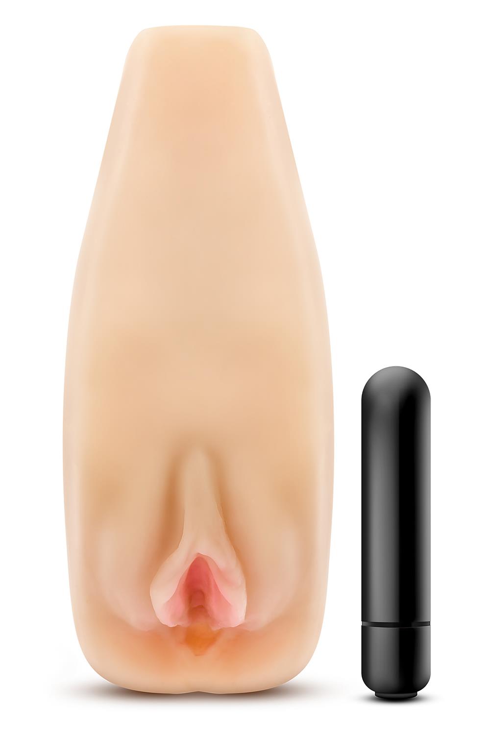 Мастурбатор-вагина с вибрацией Soft & Wet Natasha Realistic Beige Masturbator 1