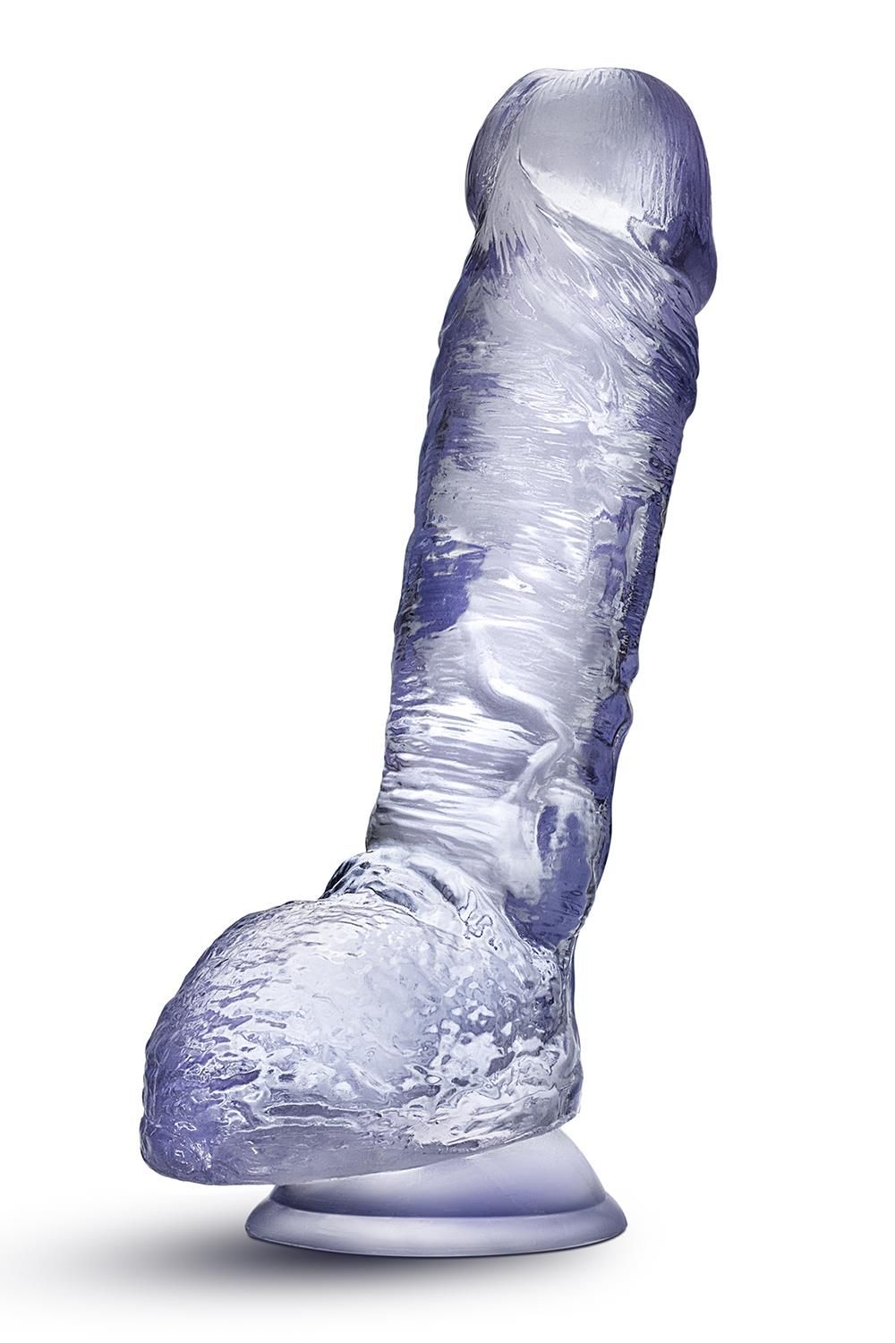 Прозрачный фаллоимитатор Hearty N’ Hefty - 22,9 см. 1