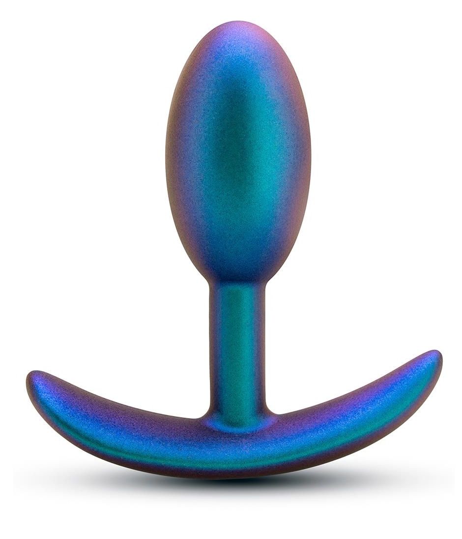 Синяя анальная пробка со смещенным центром тяжести The Nebula Plug - 9 см. 1