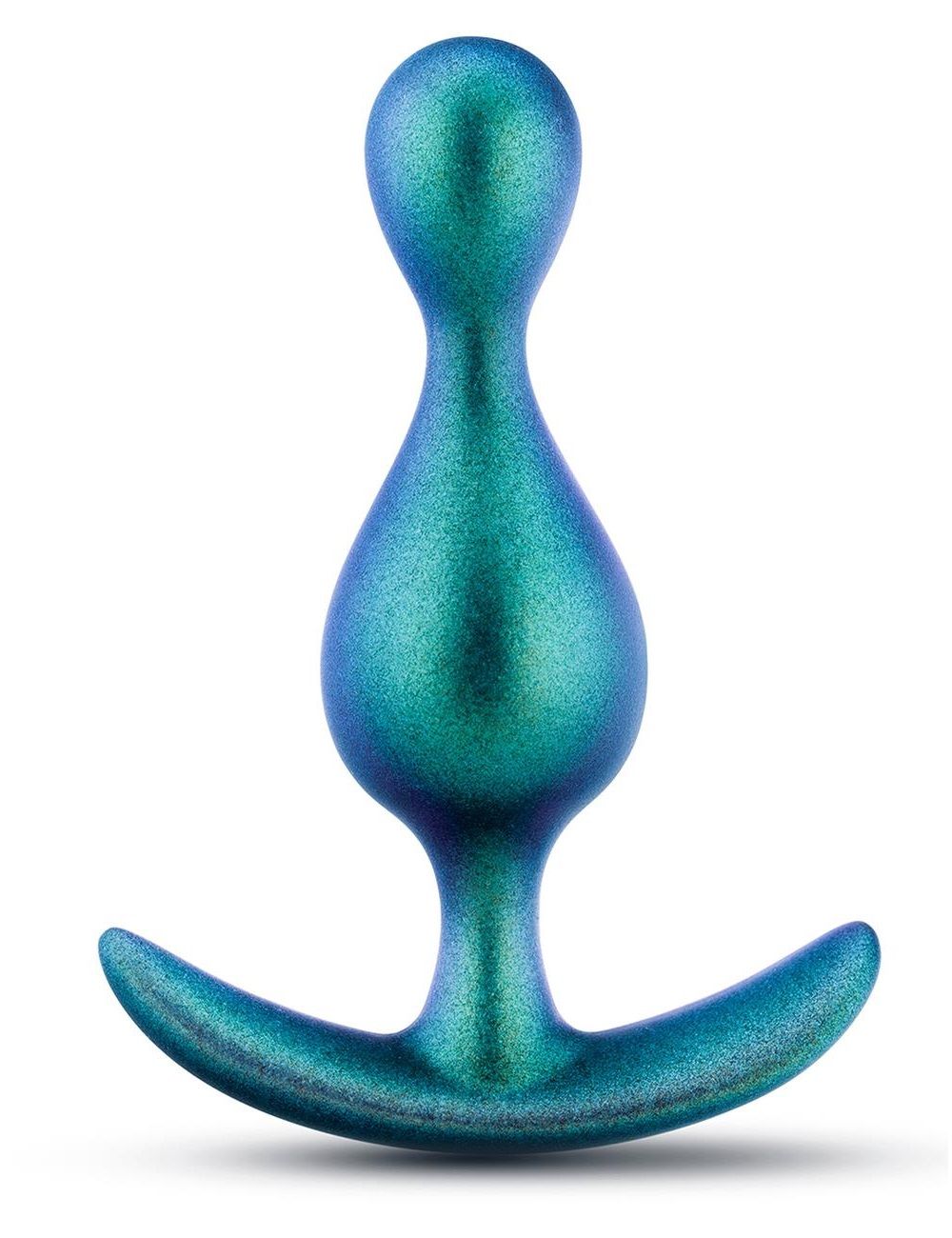 Бирюзовая анальная пробка The Photon Plug - 11,4 см. 1