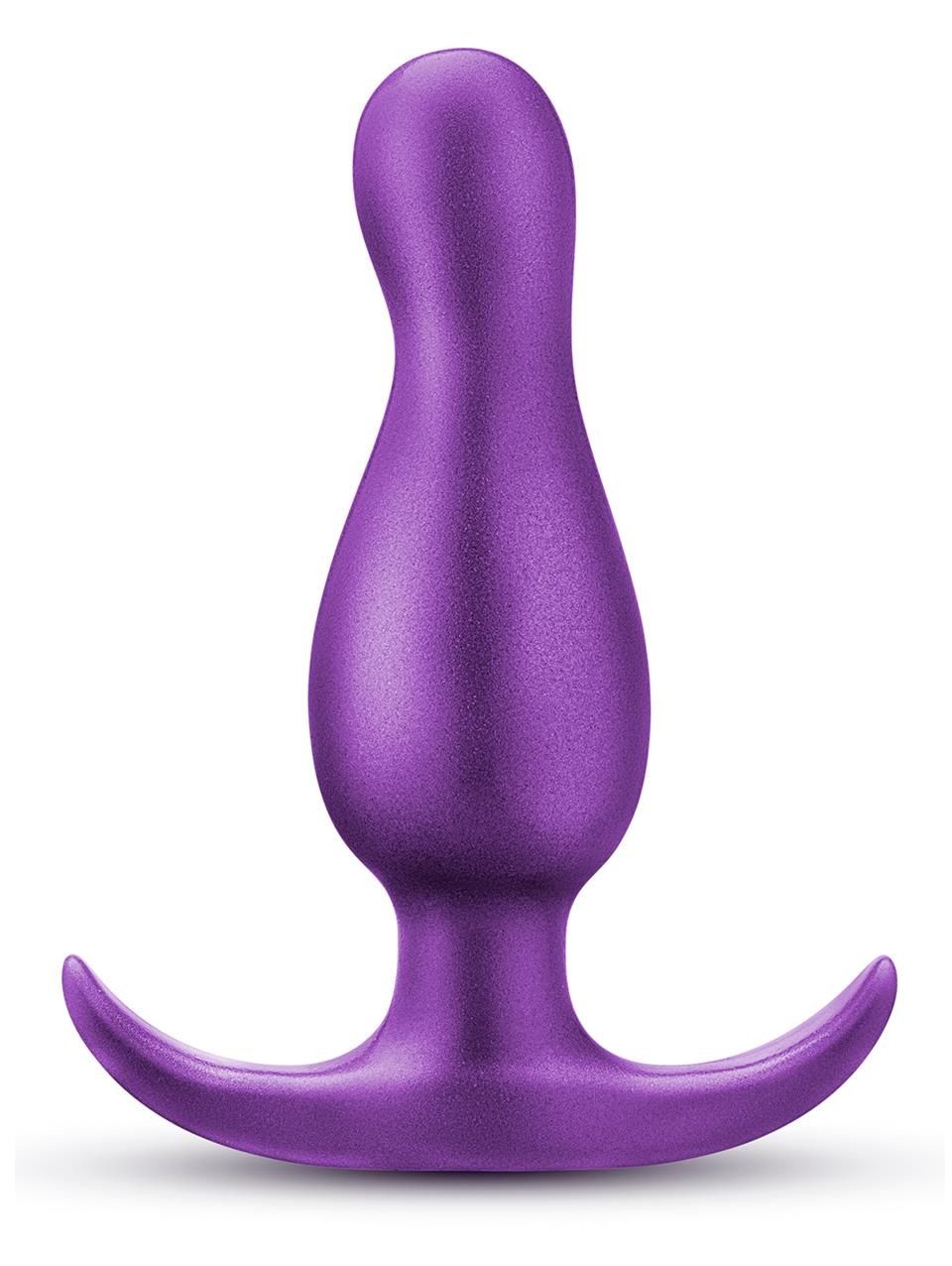 Фиолетовая анальная пробка The Quantum Plug - 8,9 см. 1