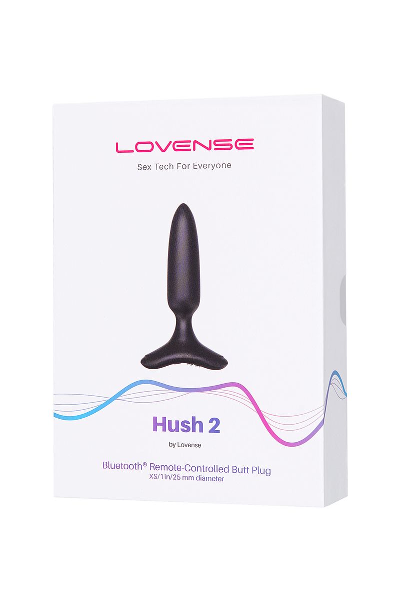 Черная анальная втулка Hush 2 (XS) - 12,1 см. 6