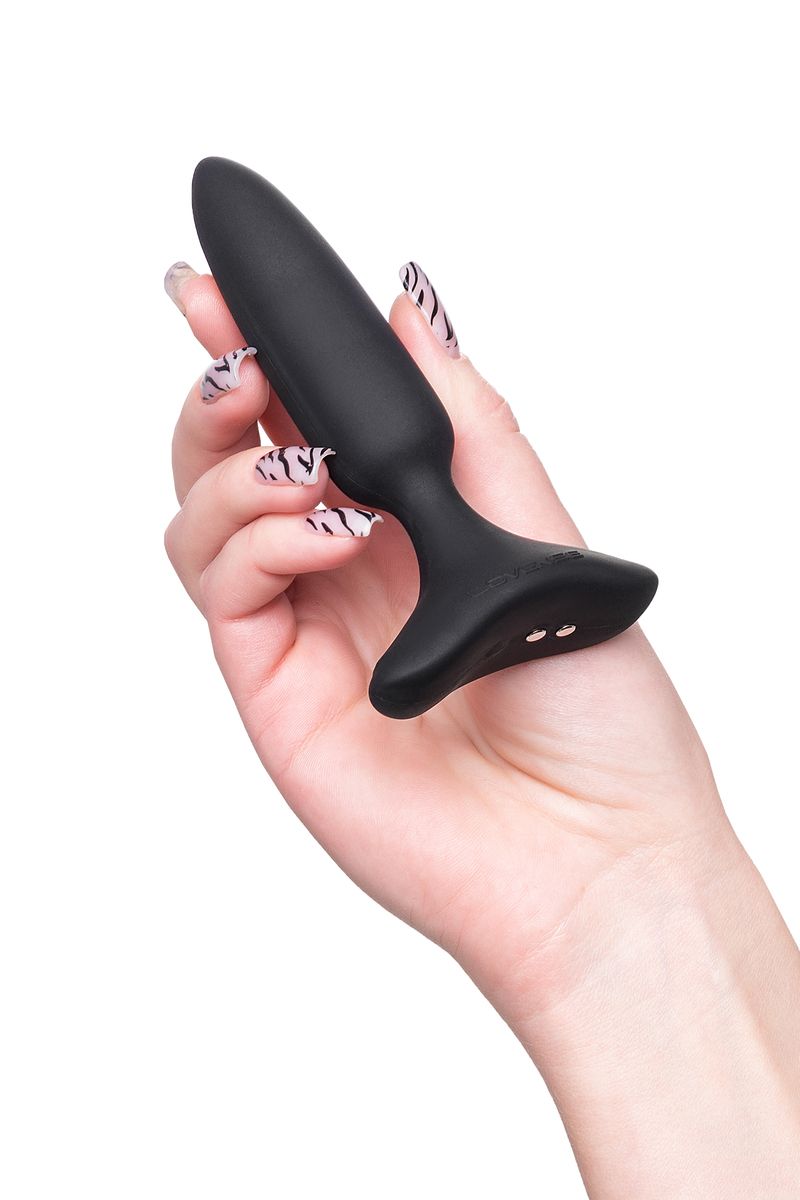 Черная анальная втулка Hush 2 (XS) - 12,1 см. 9