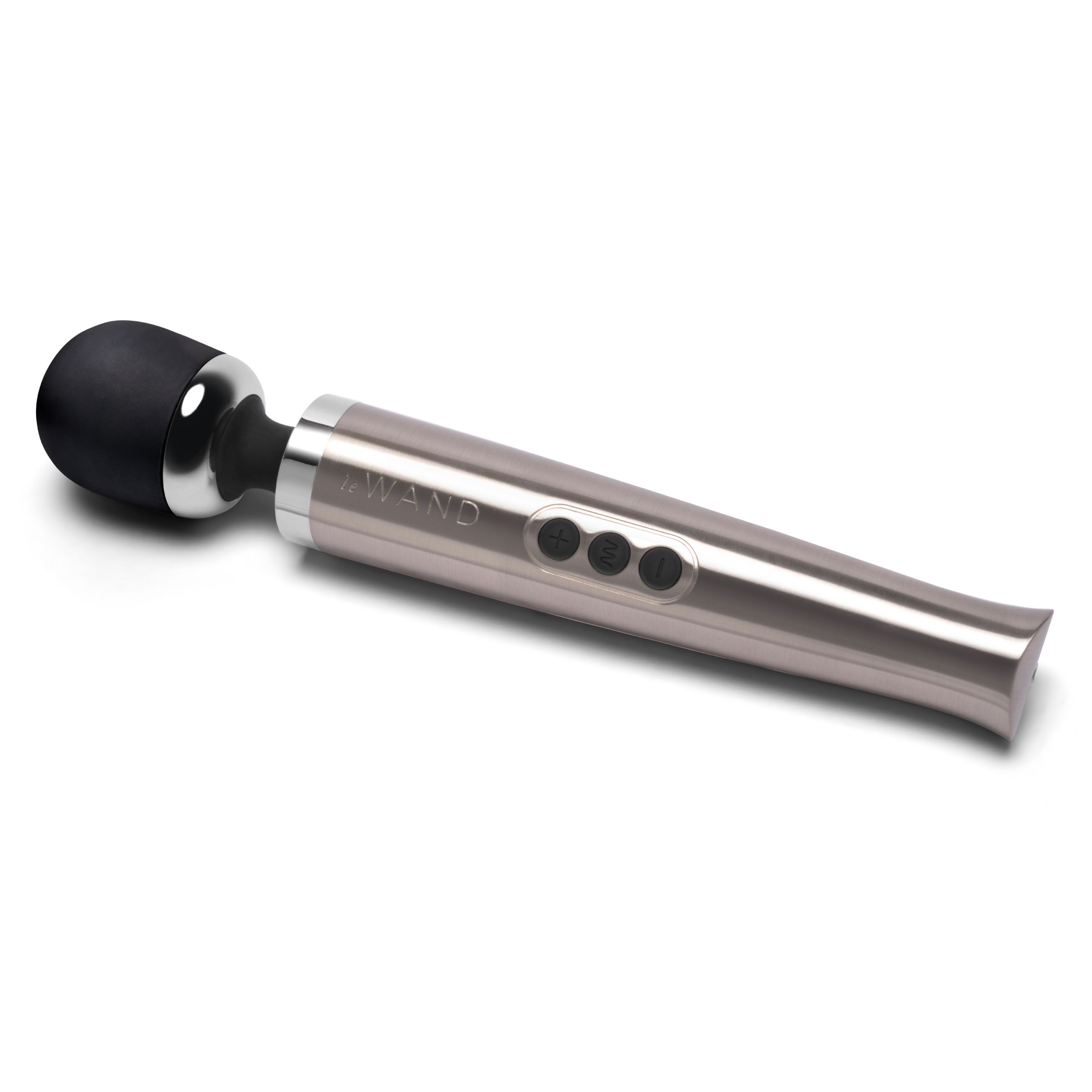 Серебристый вибромассажер Die Cast 2