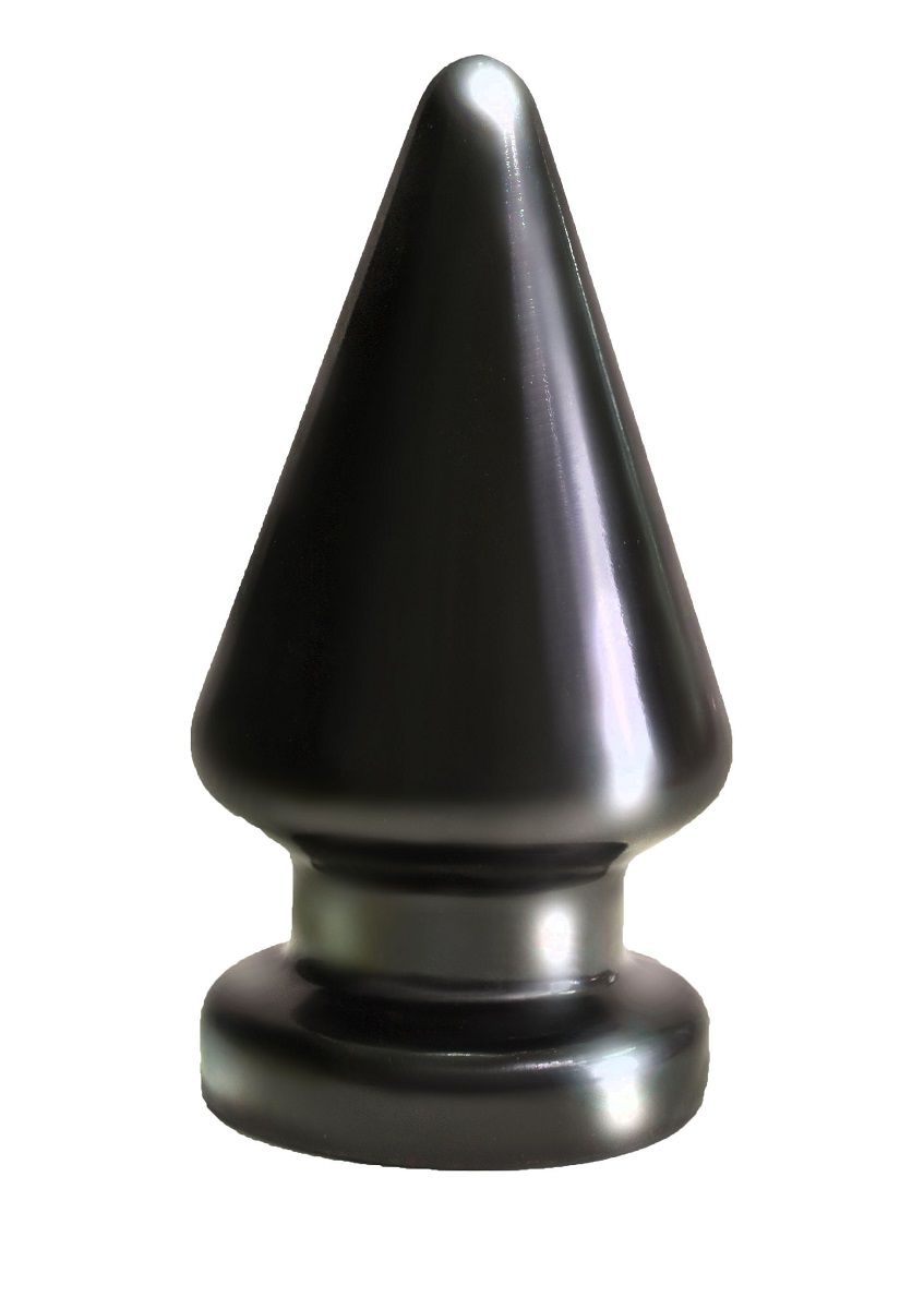 Чёрный плаг-массажёр MAGNUM для анальной стимуляции - 18 см. 1