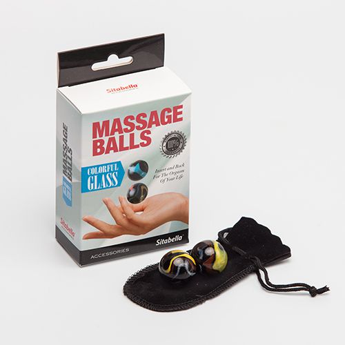 Стеклянные вагинальные массажные шарики 1