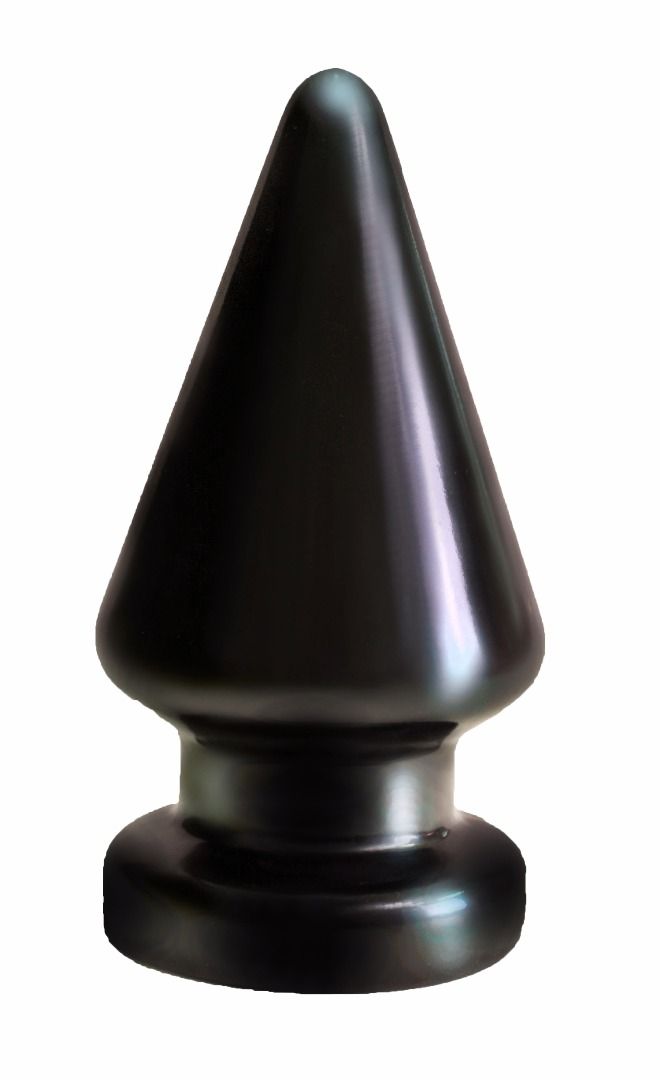 Чёрный анальный плаг большого размера MAGNUM 2 - 13 см. 1