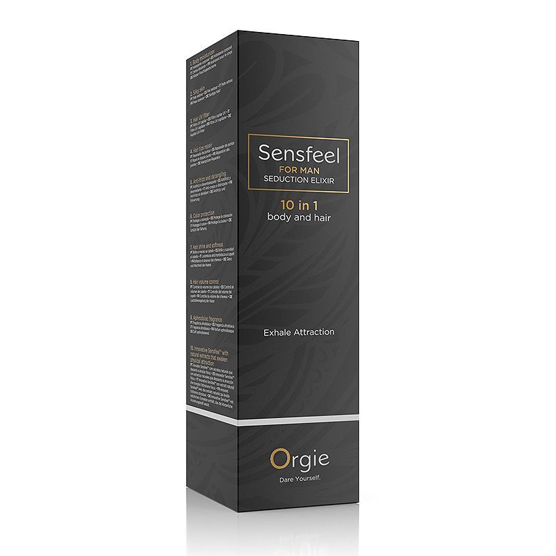 Мужской лосьон для тела и волос с феромонами Orgie Sensfeel For Man Pheromone Seduction Elixir - 100 мл. 2